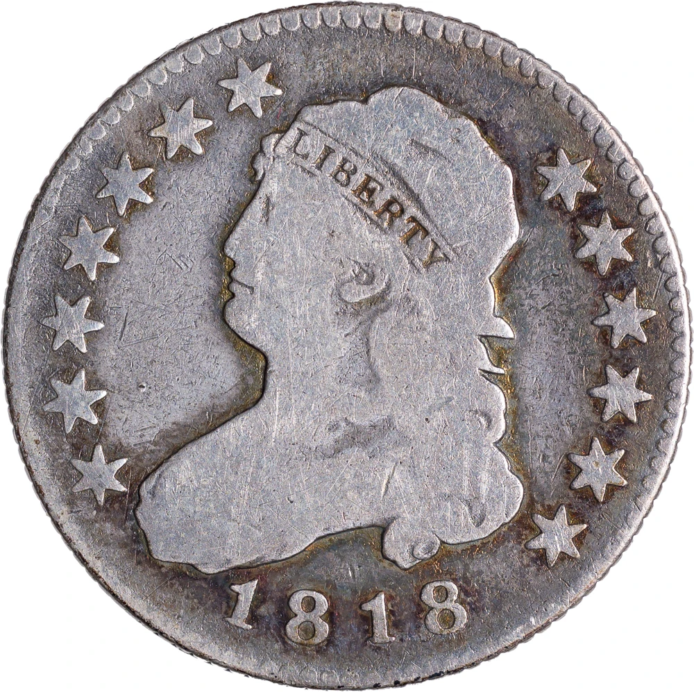 Good to VG 1818 Capped Bust Quarter