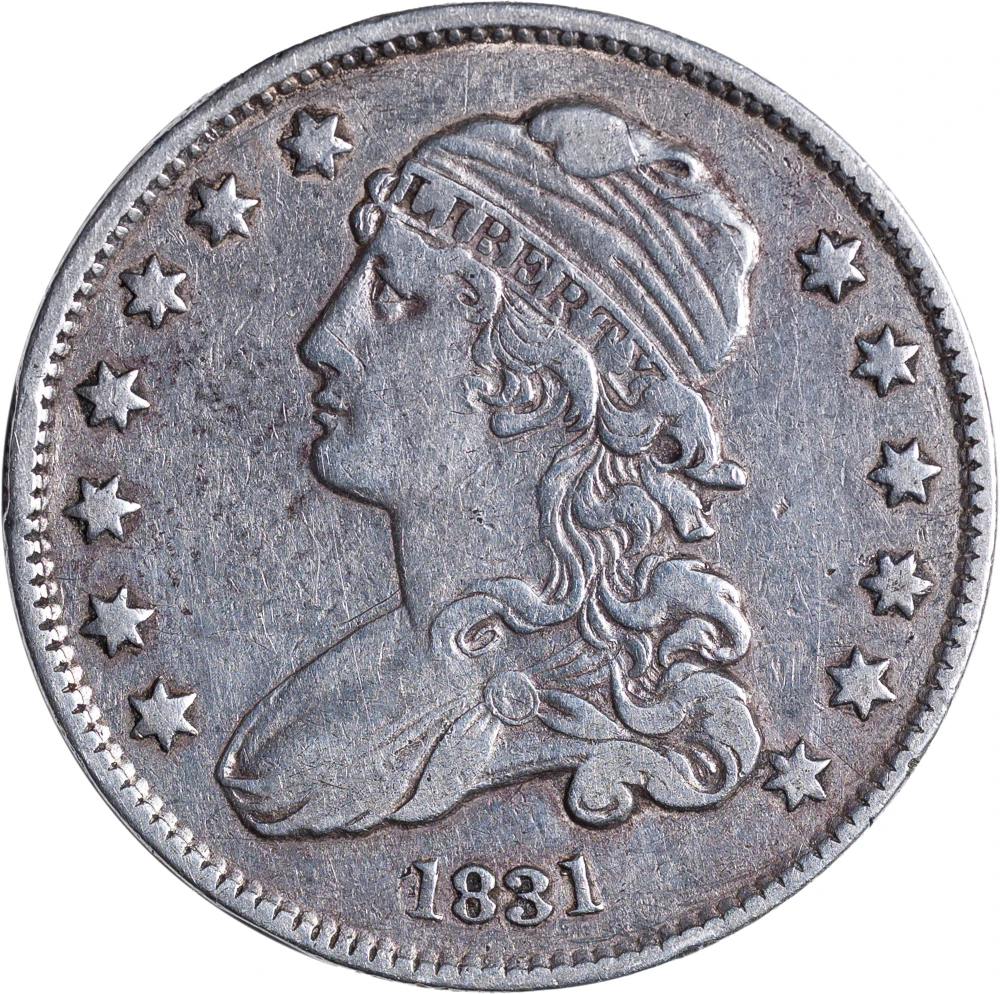 EF-40 1831 Bust Quarter