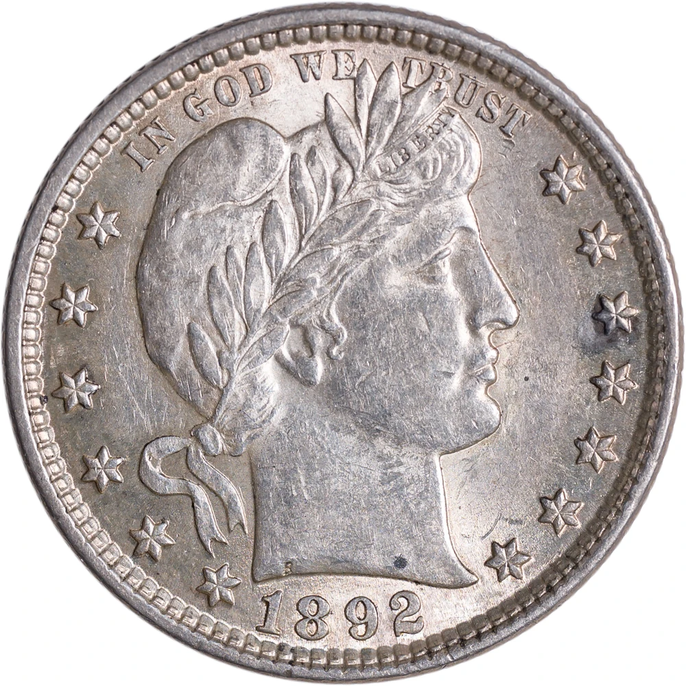 Borderline UNC-58 1892 Quarter