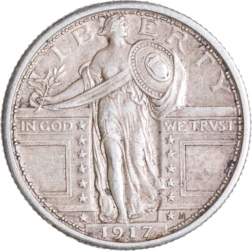 EF-40+ 1917 Type I Quarter