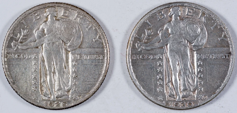 Better Standing Liberty Quarter Pair
