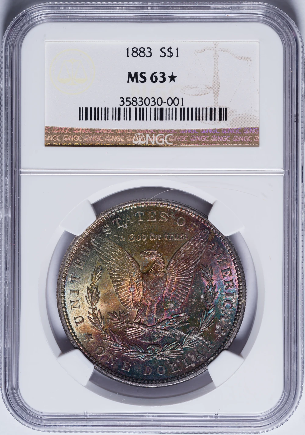NGC MS-63* 1883 Morgan Dollar