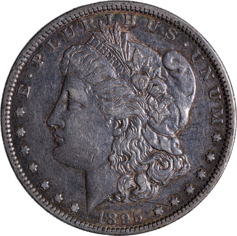 EF-45 1895-O Morgan Dollar