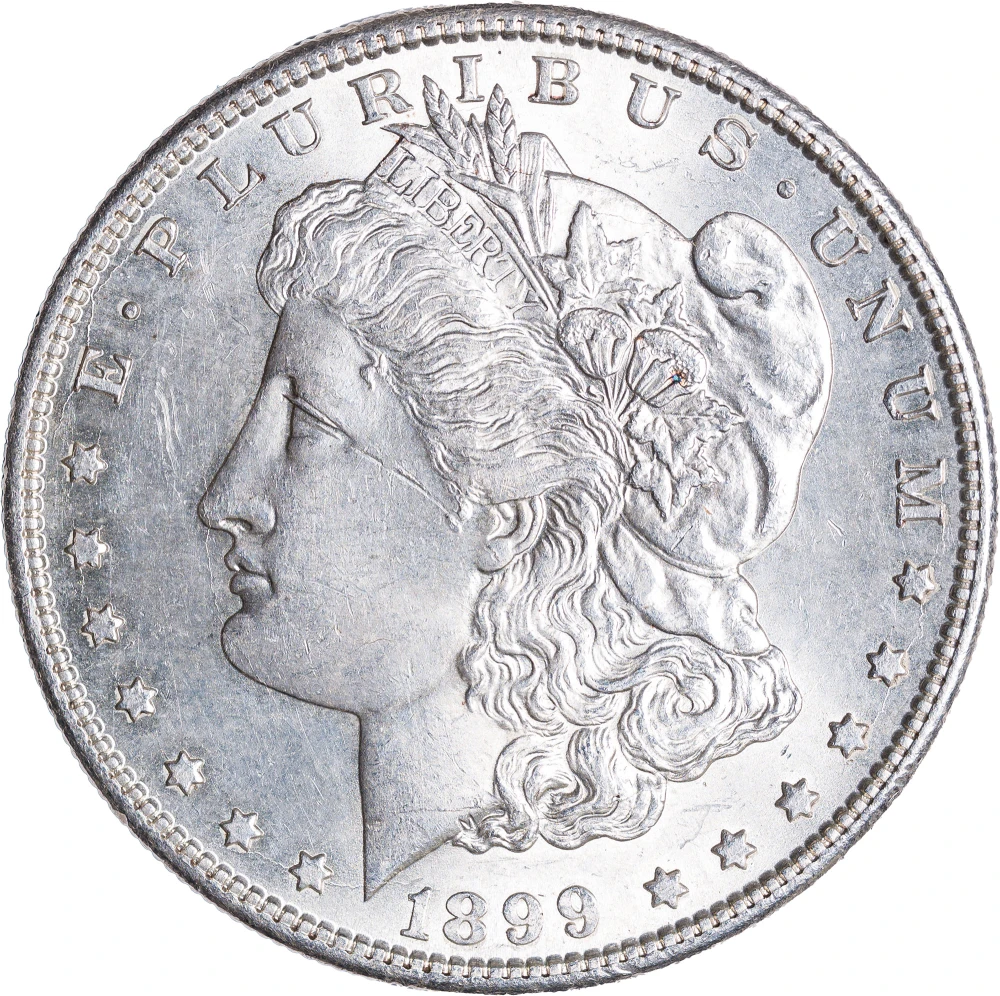Unc 1899-S Morgan Dollar