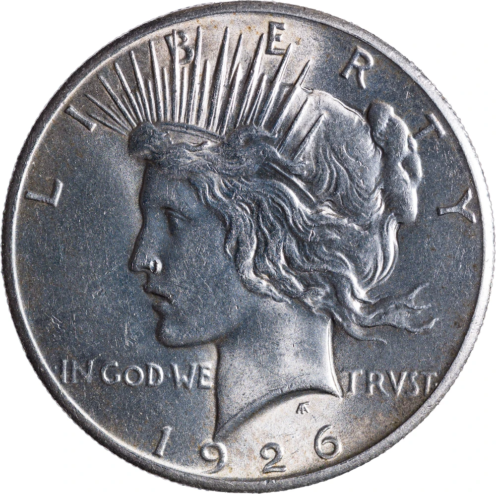 BU-62 1926 Peace Dollar