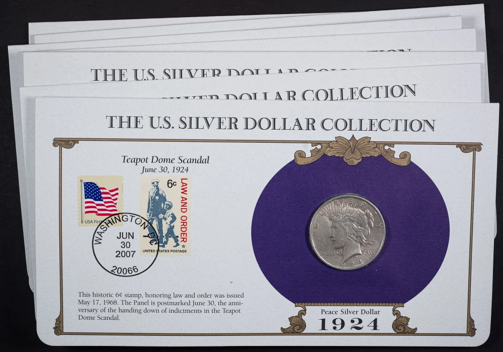 7 Different VF-EF Peace Dollars