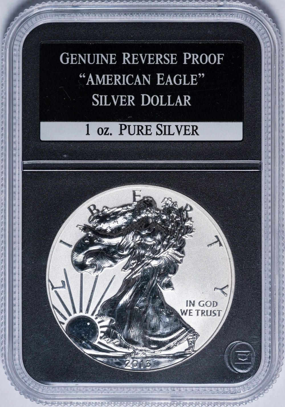 Gem Proof 2013-W Reverse Proof Silver Eagle