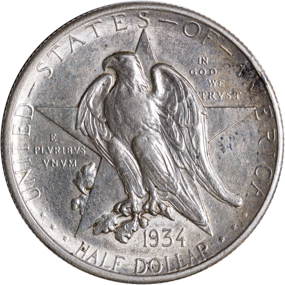 UNC Details 1934 Texas Half Dollar