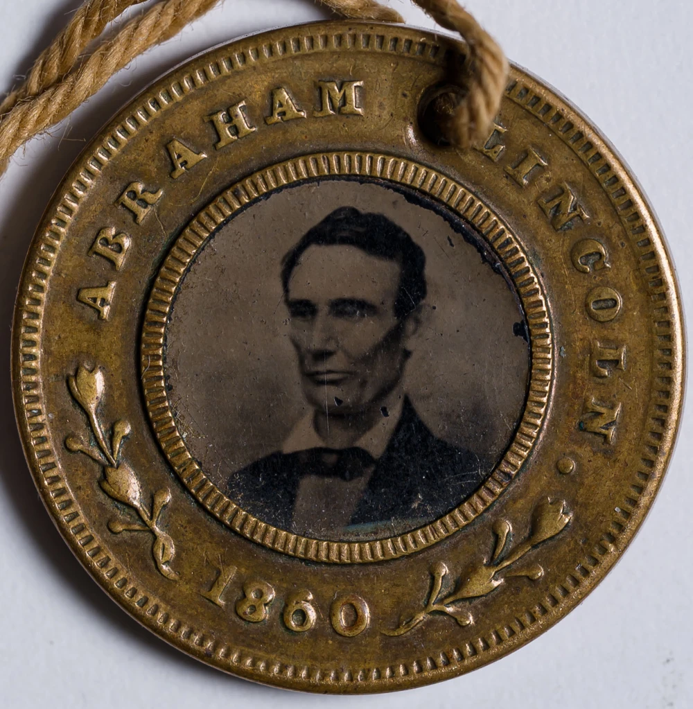 Amazing Quality 1860 Lincoln-Hamlin Ferrotype