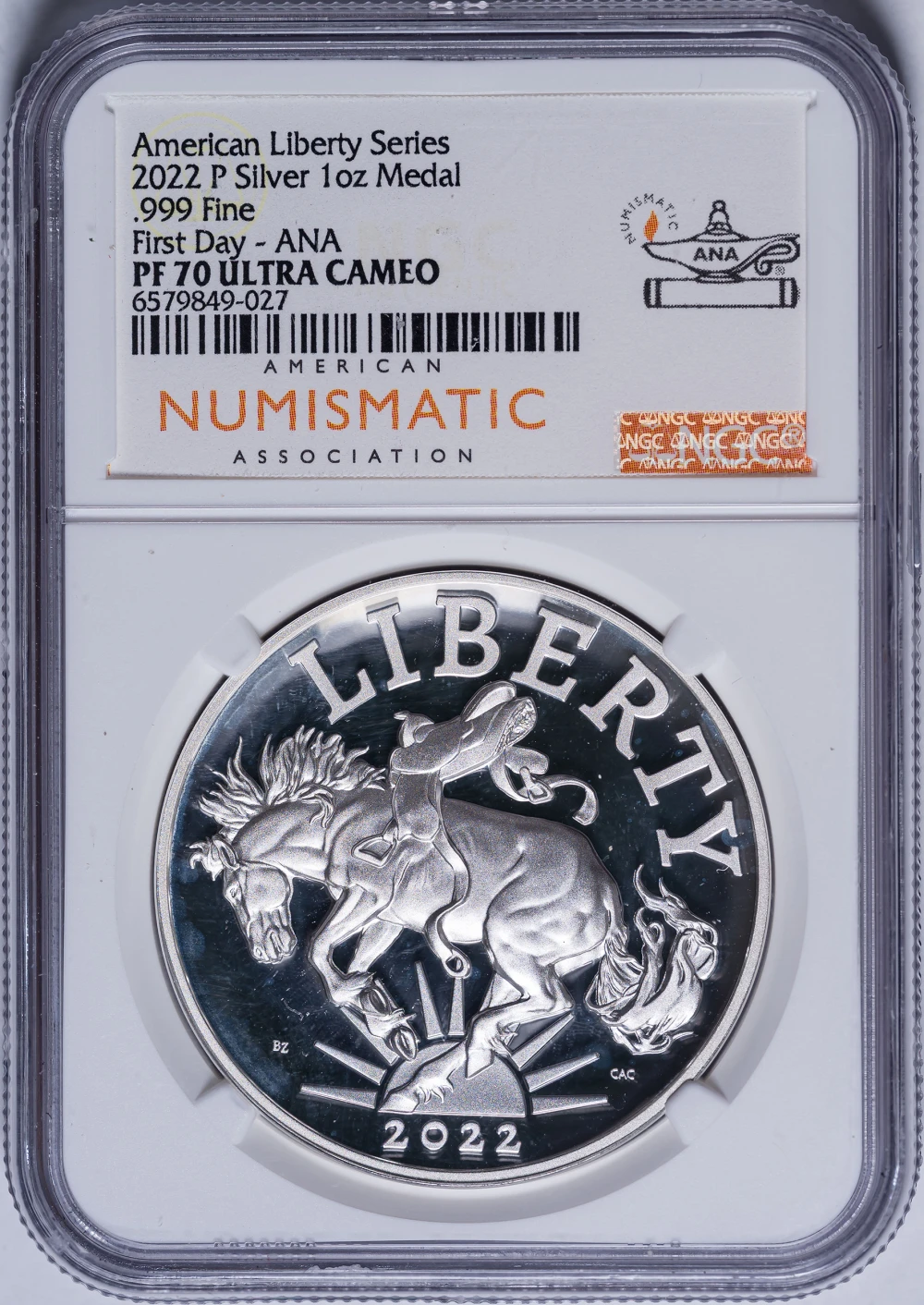 NGC PF-70 UC 2022 American Liberty Silver Medal