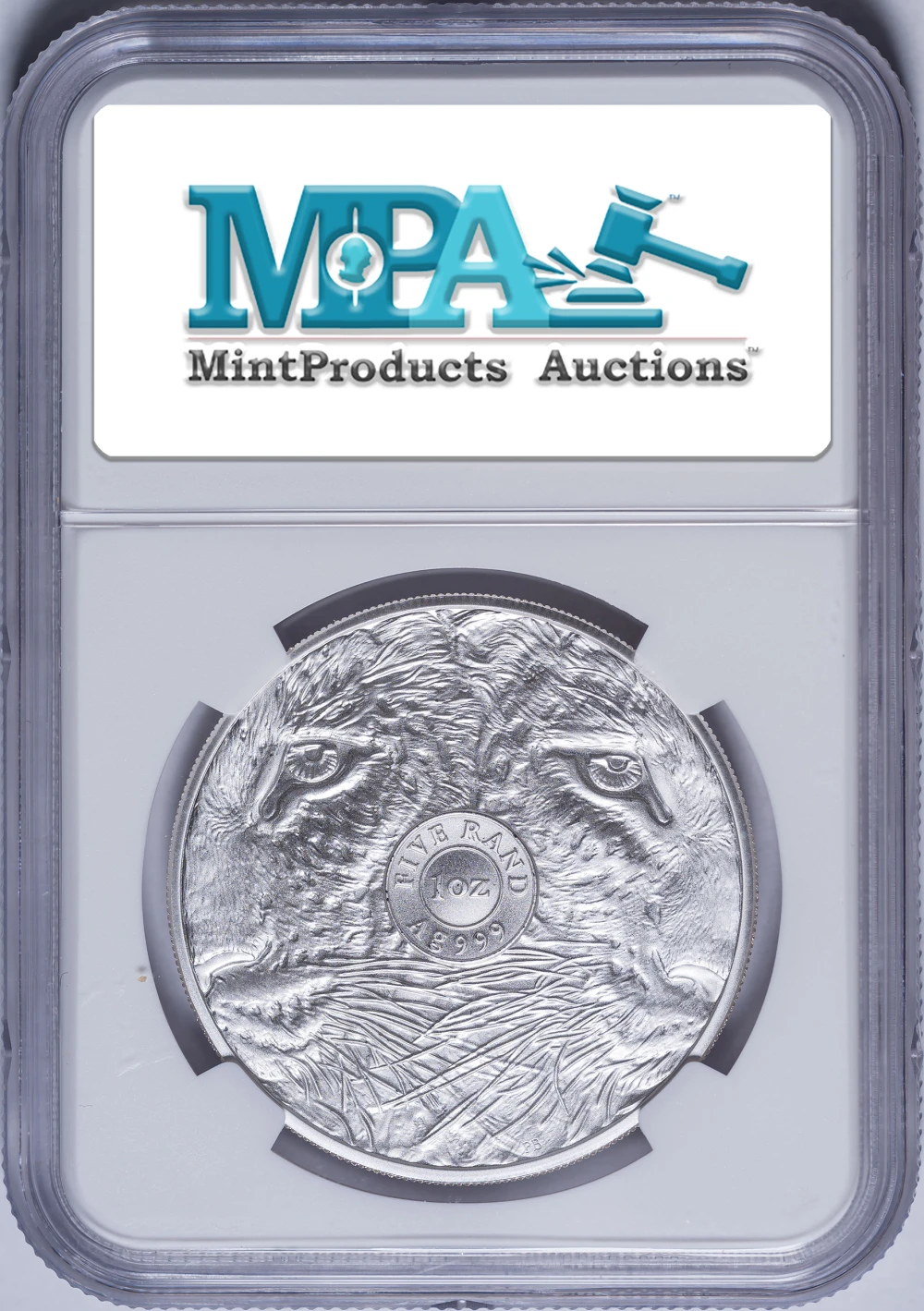 S.Africa. NGC MS-70 2023 Silver Leopard