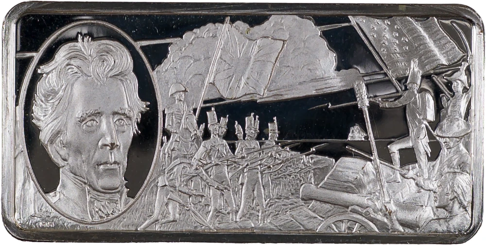 Andrew Jackson 1 Ounce Art Bar