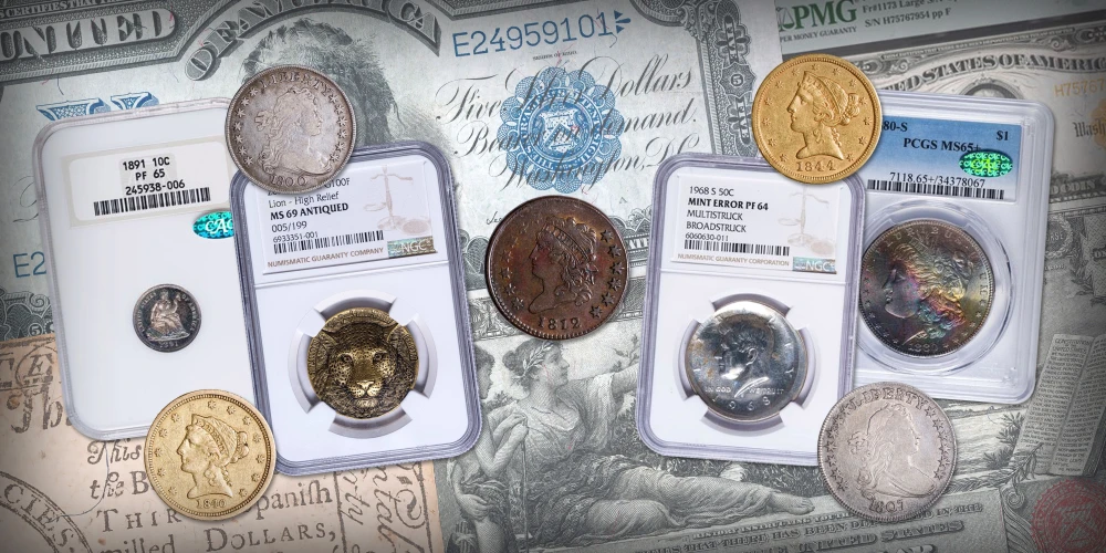 Online Rare Coin & Currency Auction #122