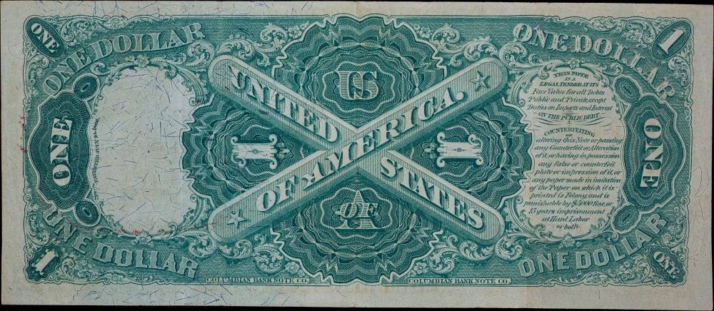 VF 1875 $1 Legal Tender