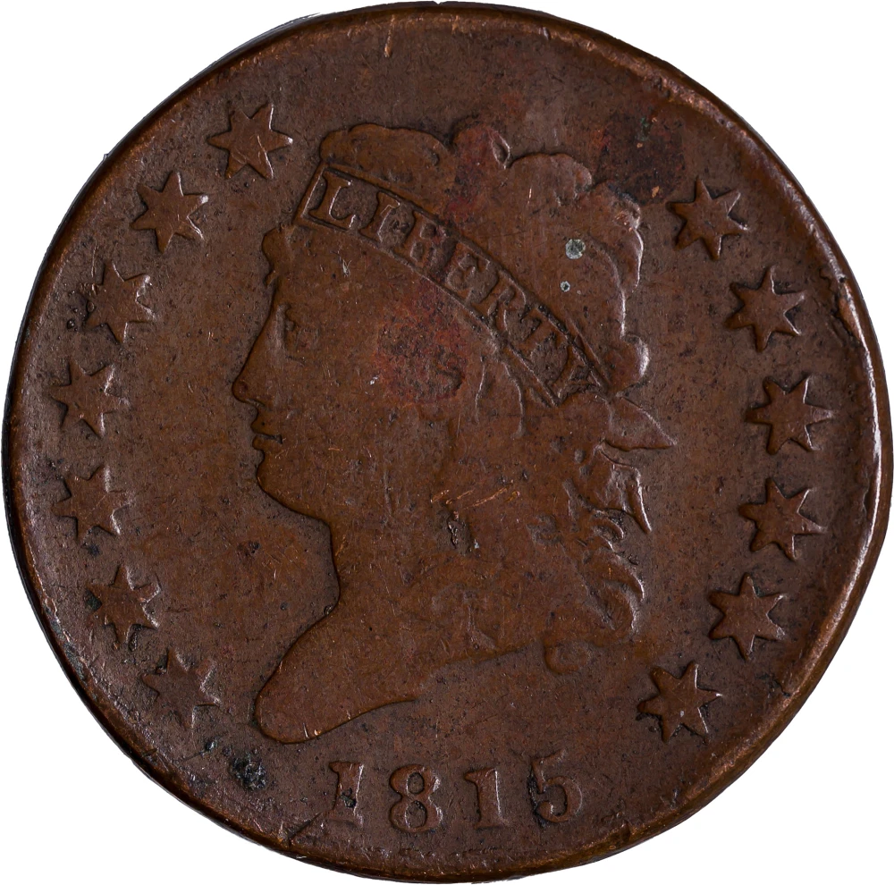 Rare Electrotype "1815" Classic Head Cent
