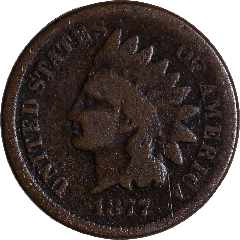 G-4+ 1877 Indian Cent