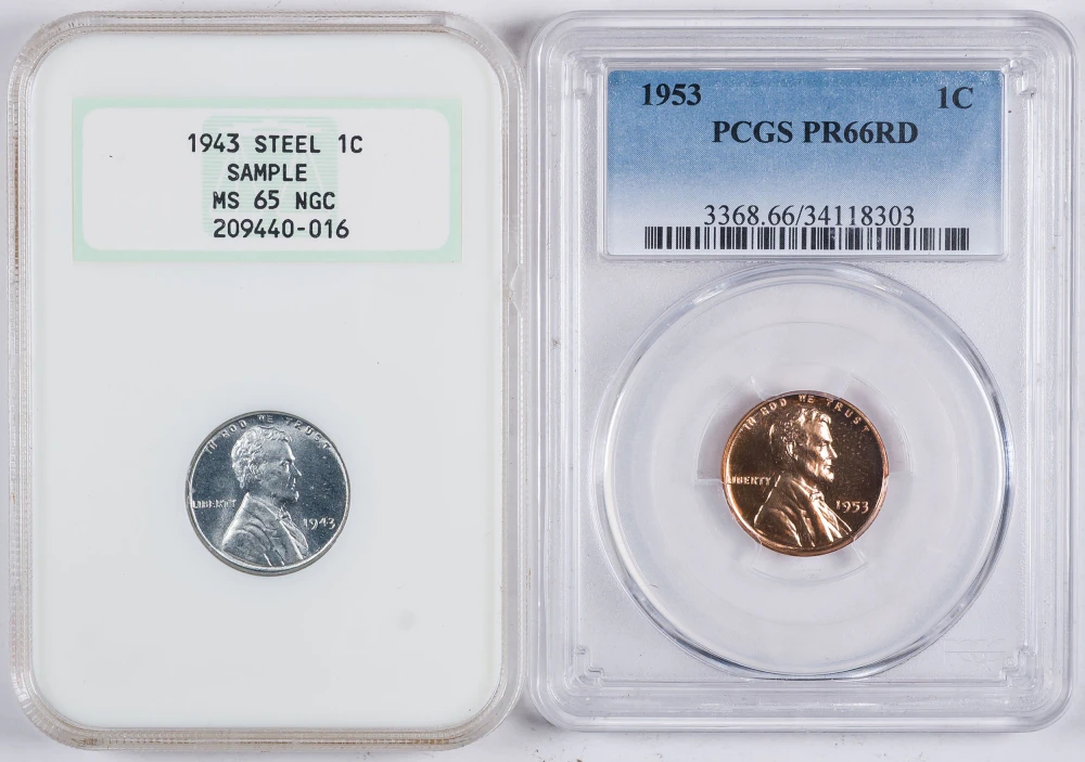 Certified Lincoln Cent Pair