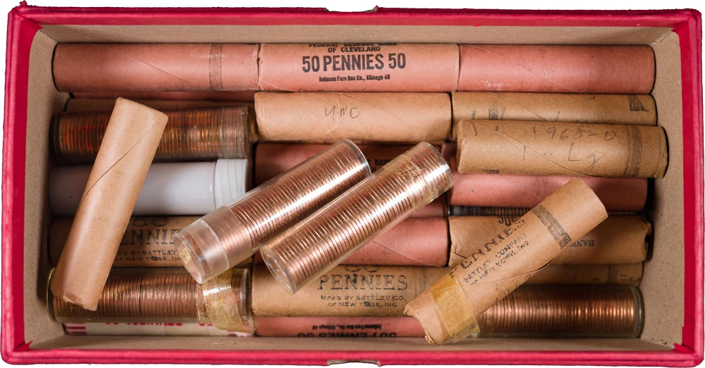 35 Rolls Of BU Lincoln Memorial Cents