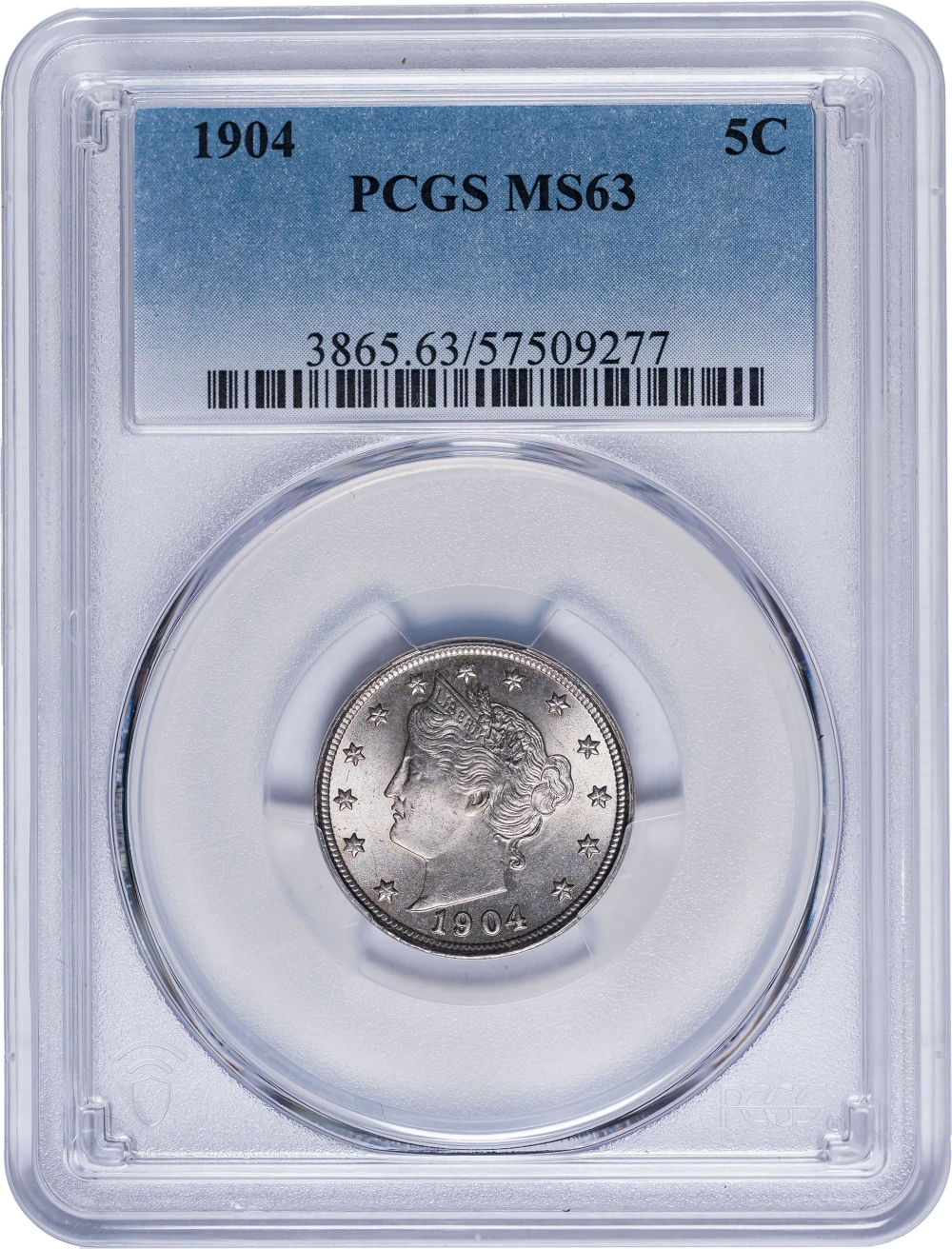 PCGS MS-63 1904 Liberty Nickel