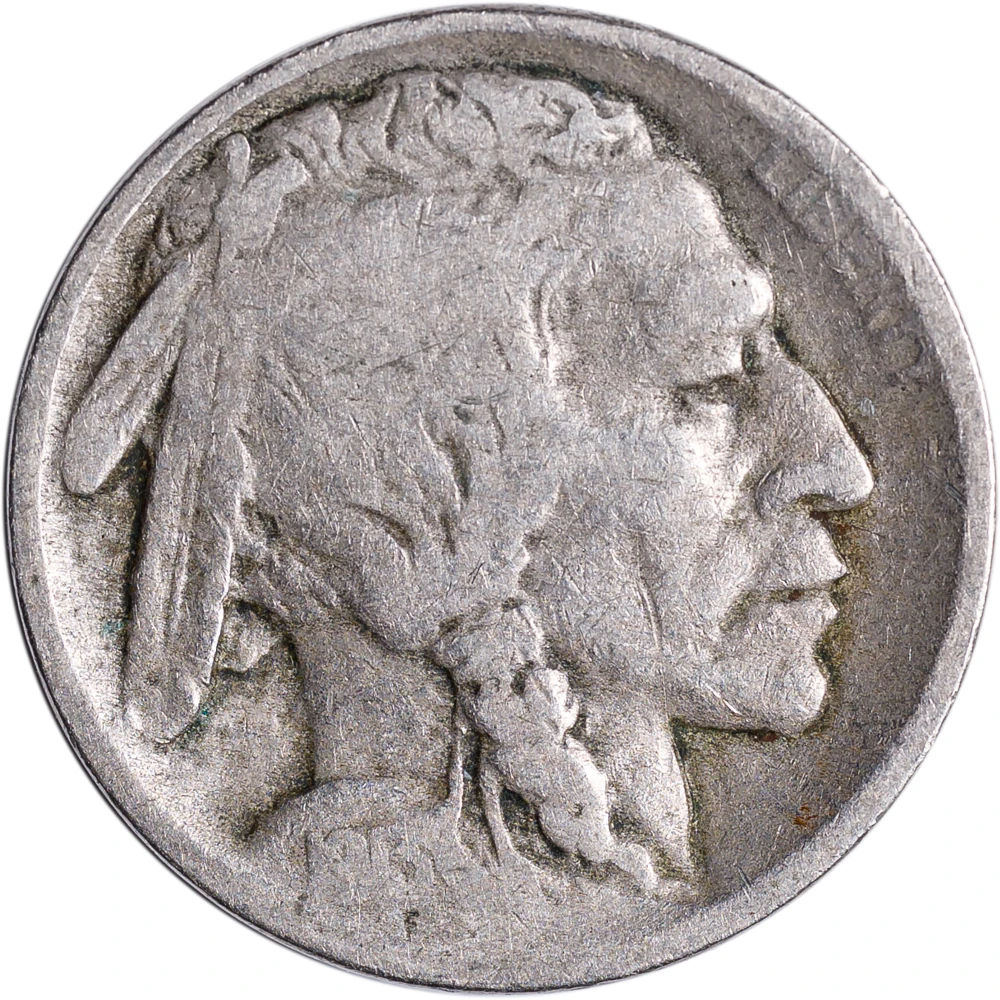 G+-6 1913-S Type II Buffalo Nickel