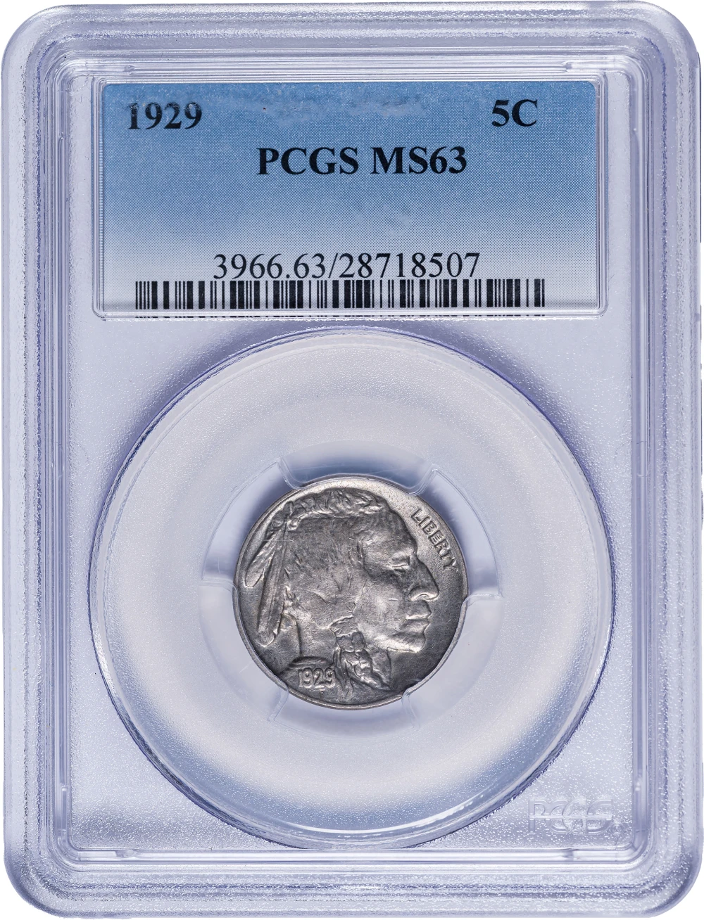 PCGS MS-63 1929 Buffalo Nickel