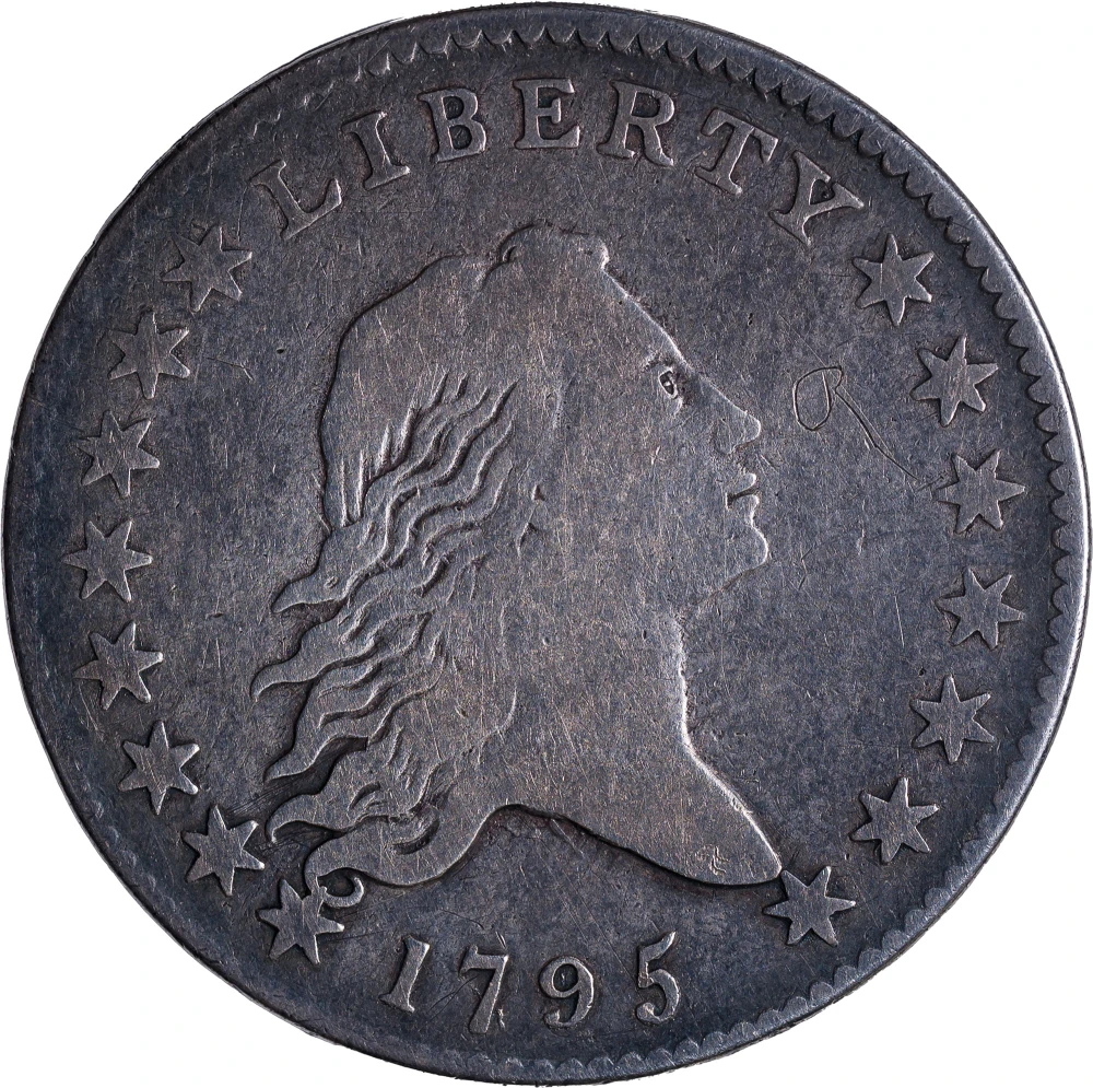 F-12 Details 1795 Half Dollar