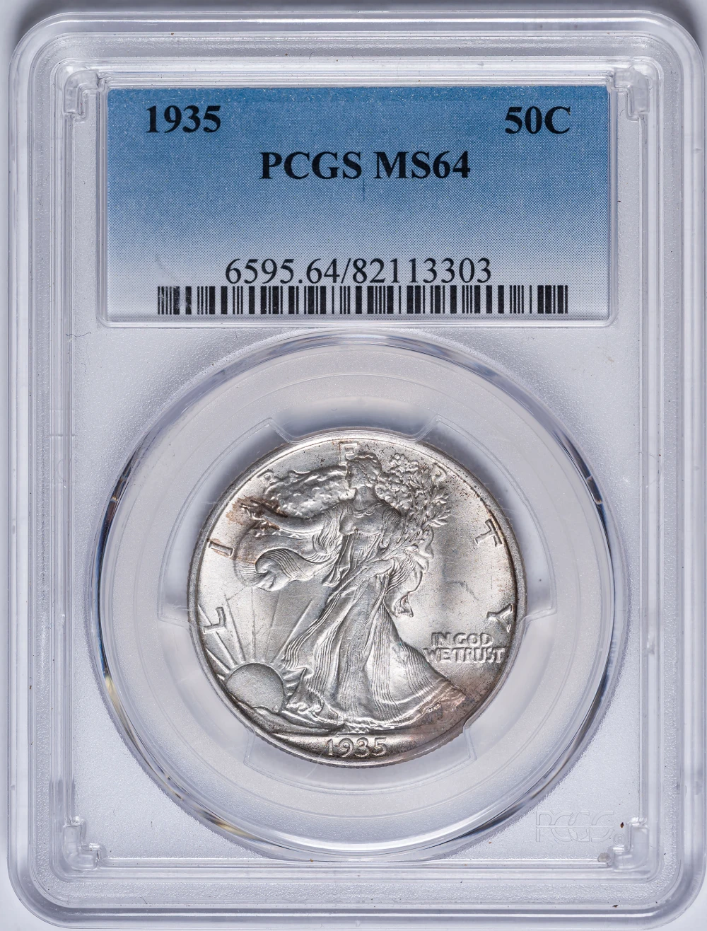 PCGS MS-64 1935 Walking Liberty Half Dollar