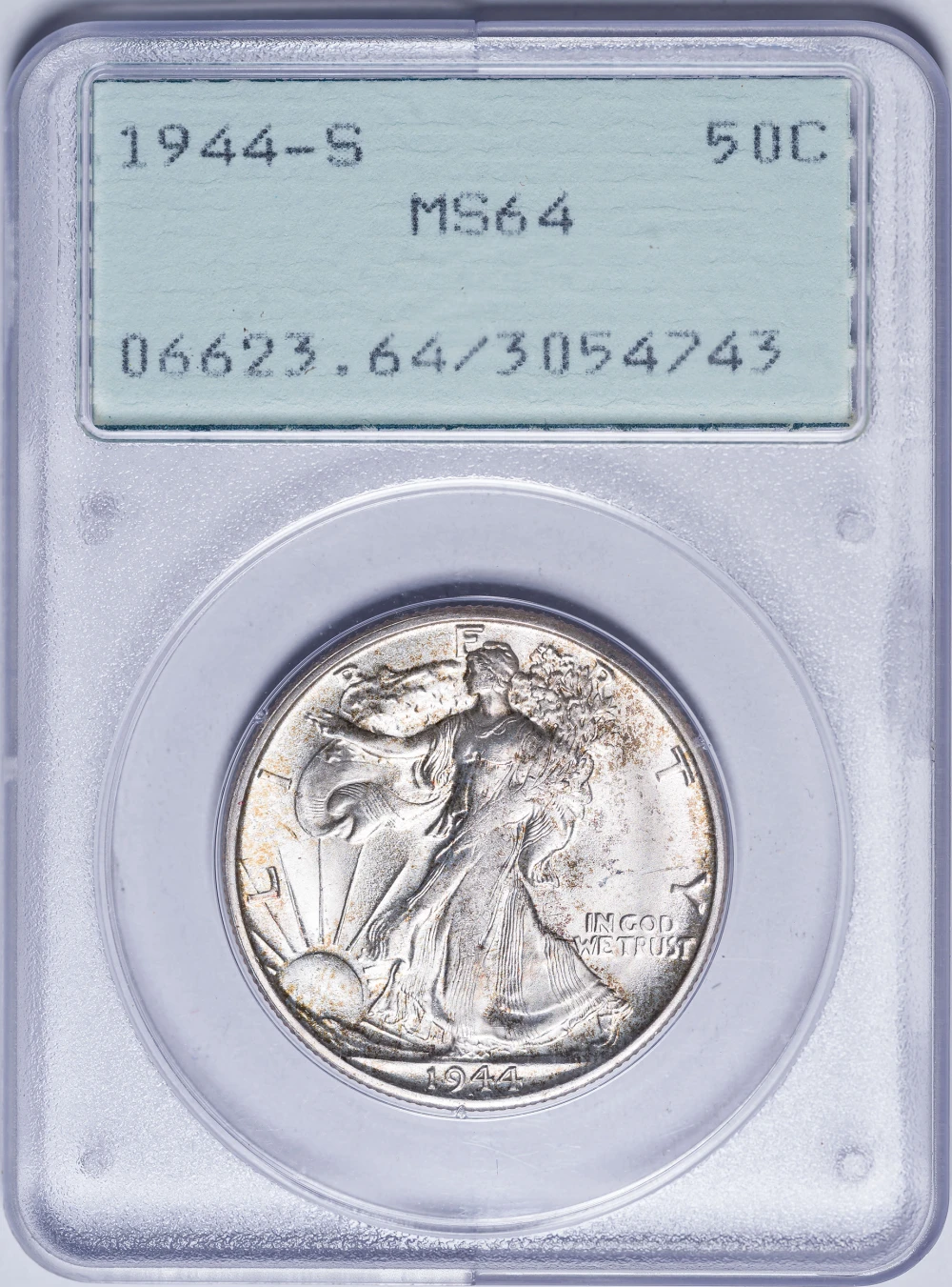 PCGS MS-64 1944-S Walking Liberty Half Dollar