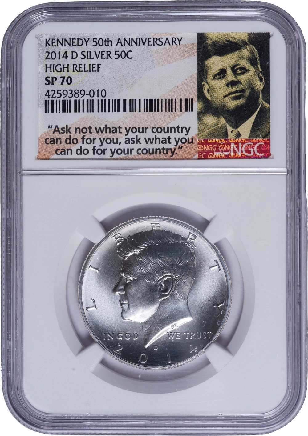 NGC Specimen-70 2014-D Silver Half Dollar