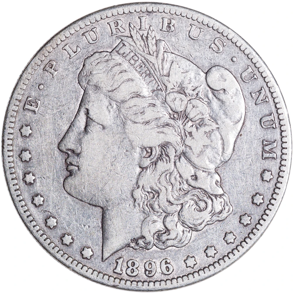 VF-20 1896-S Morgan Dollar