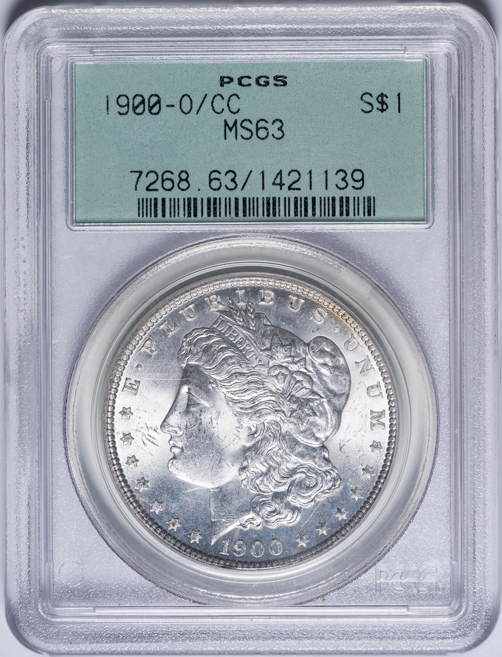 PCGS MS-63 1900-O/CC Morgan Dollar