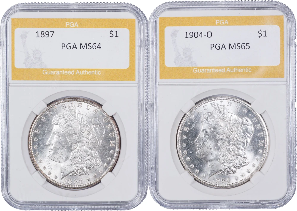 Generic Certified Morgan Dollar Pair
