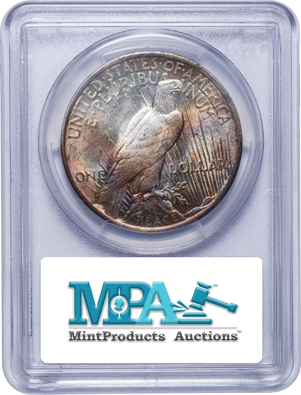 PCGS MS-62 Toned 1923 Peace Dollar