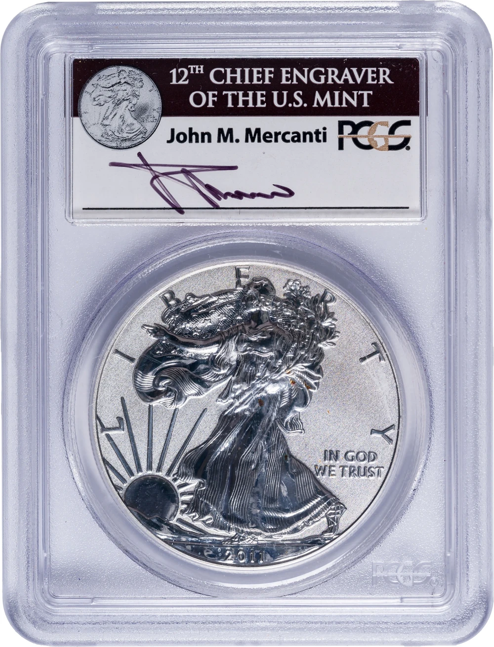 PCGS PR-69 Reverse Proof 2011 Silver Eagle