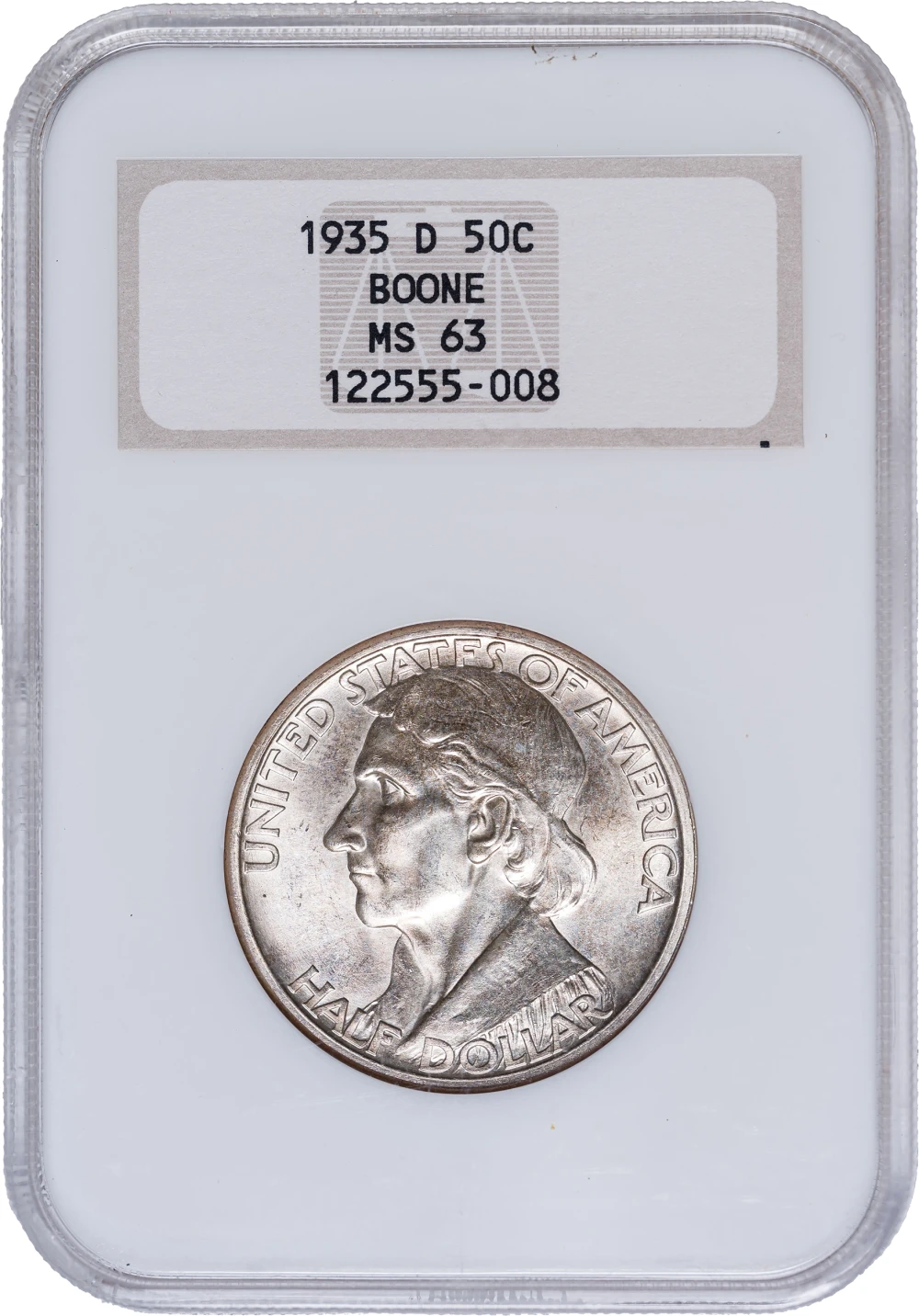 NGC MS-63 1935-D Boone Half Dollar