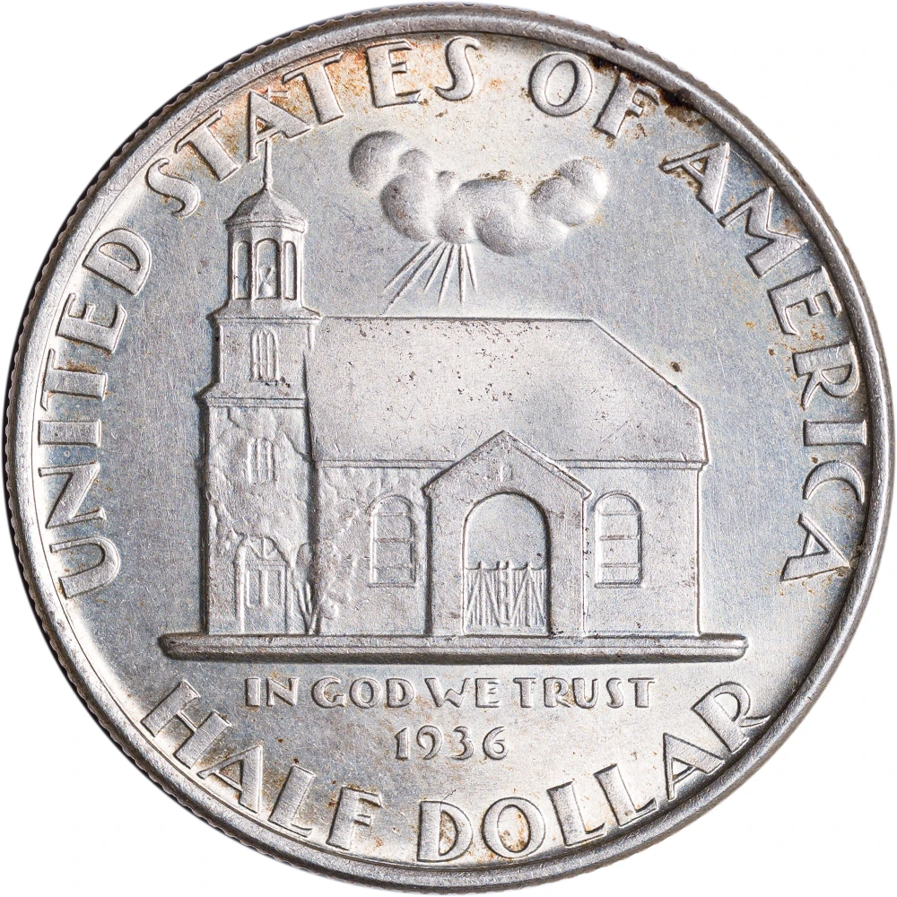 MS-64 1936 Delaware Half Dollar
