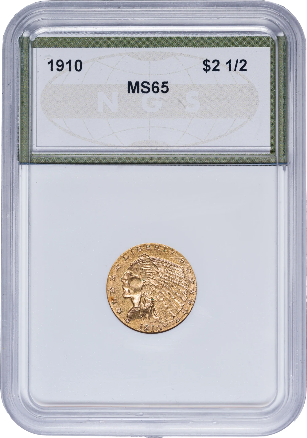 Generic Certified MS-65 1910 $2.50 Gold
