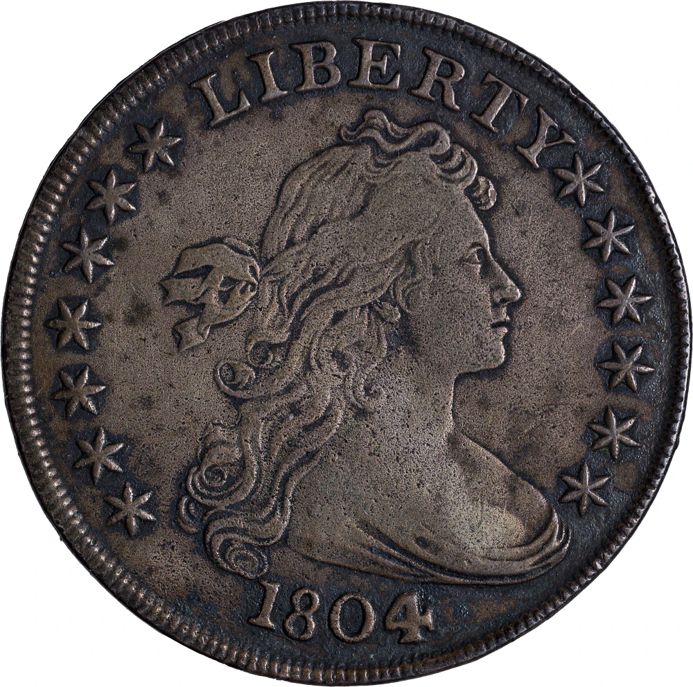 Exceptional Counterfeit 1804 Draped Bust Dollar