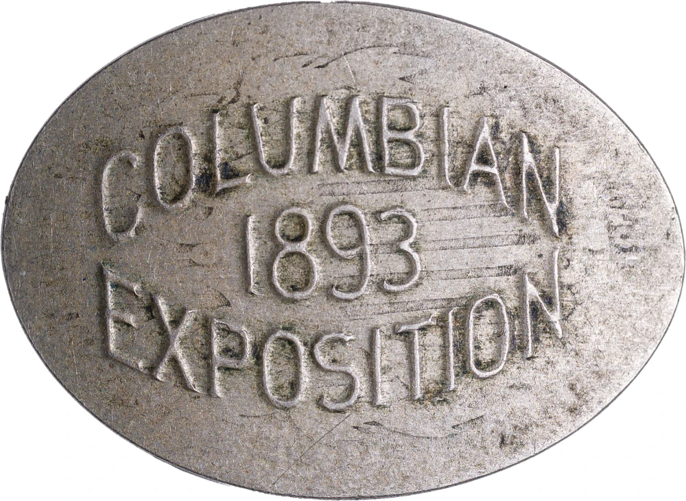 Elongated Columbian Expo 1873 Shield Nickel