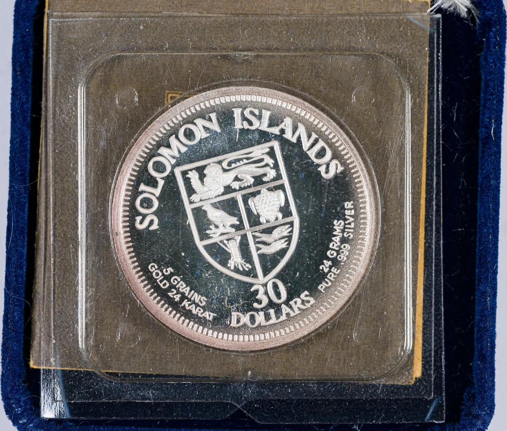Solomon Islands. Gem As Struck 1975 $3