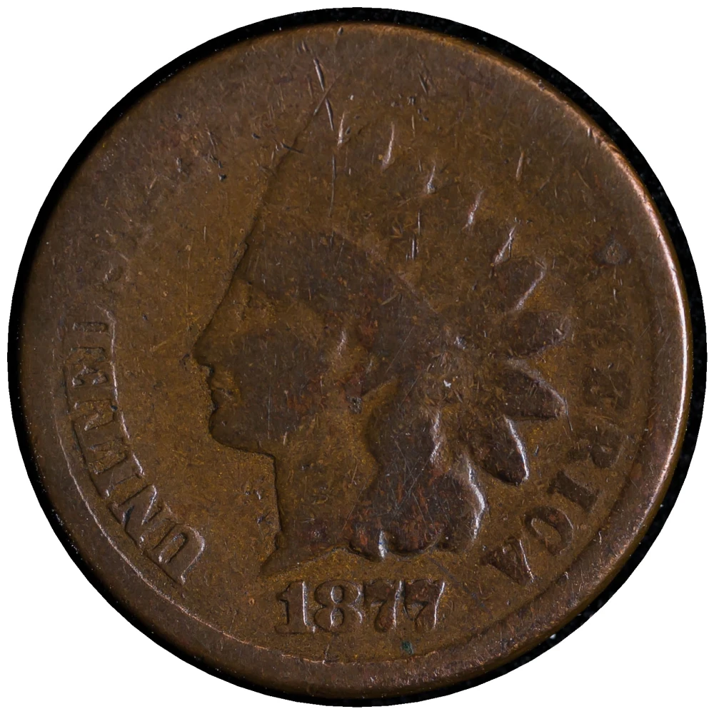 AG/G-3+ 1877 Indian Cent