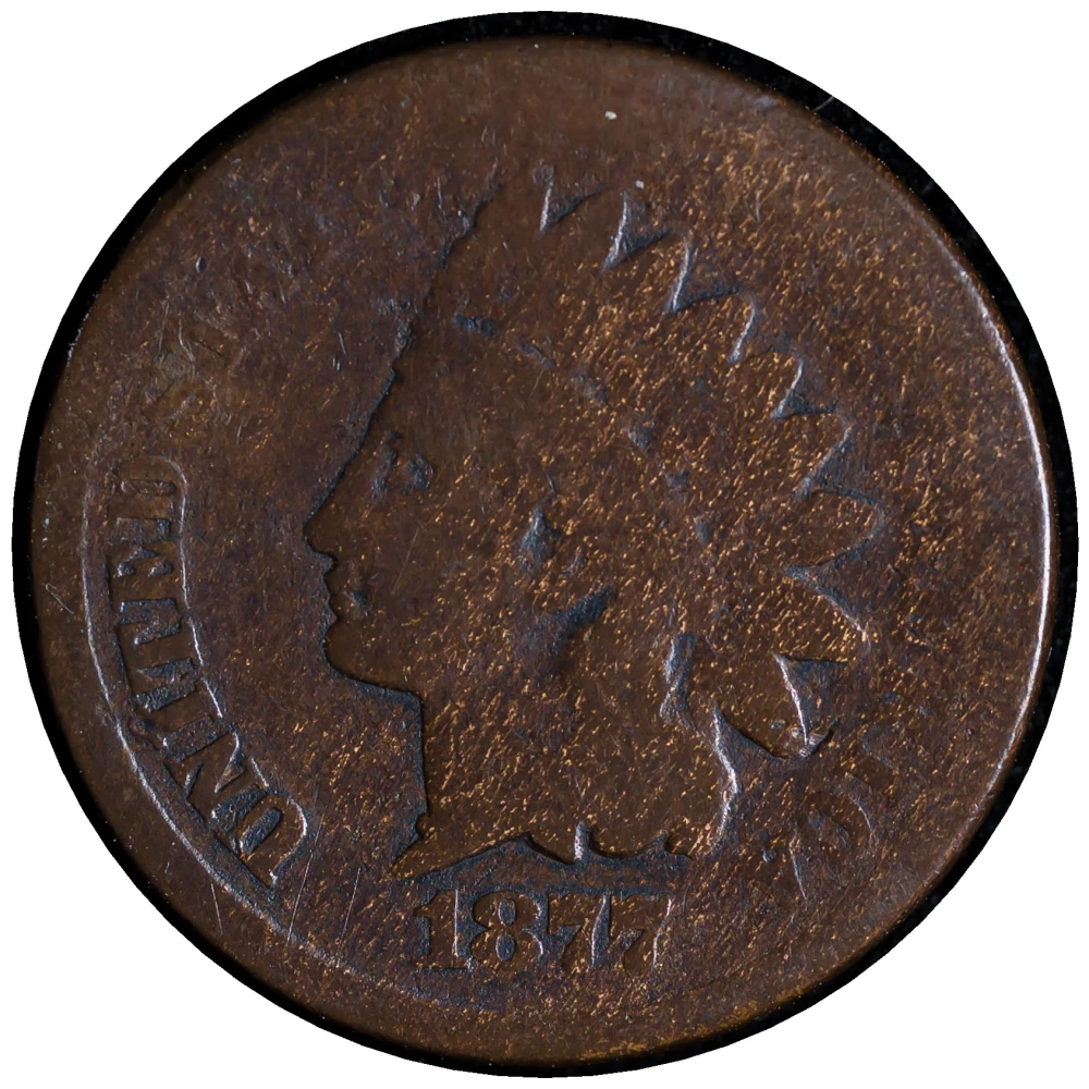 AG/G-3+ 1877 Indian Cent