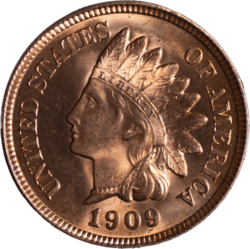 Gem BU-65 1909 Indian Cent