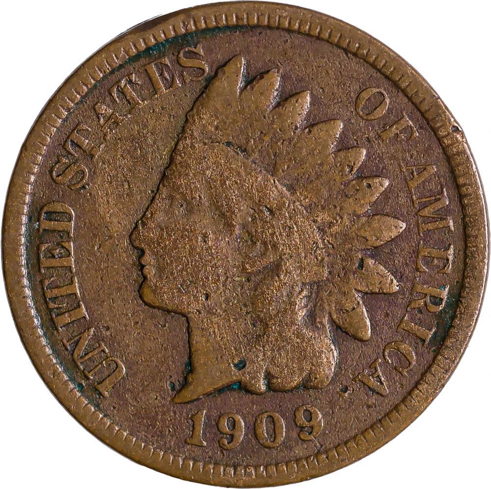 VG-F-10 1909-S Indian Cent
