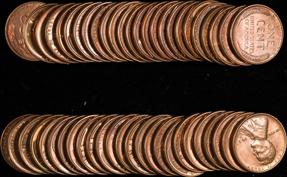 BU Roll Of 1937-S Lincoln Cents