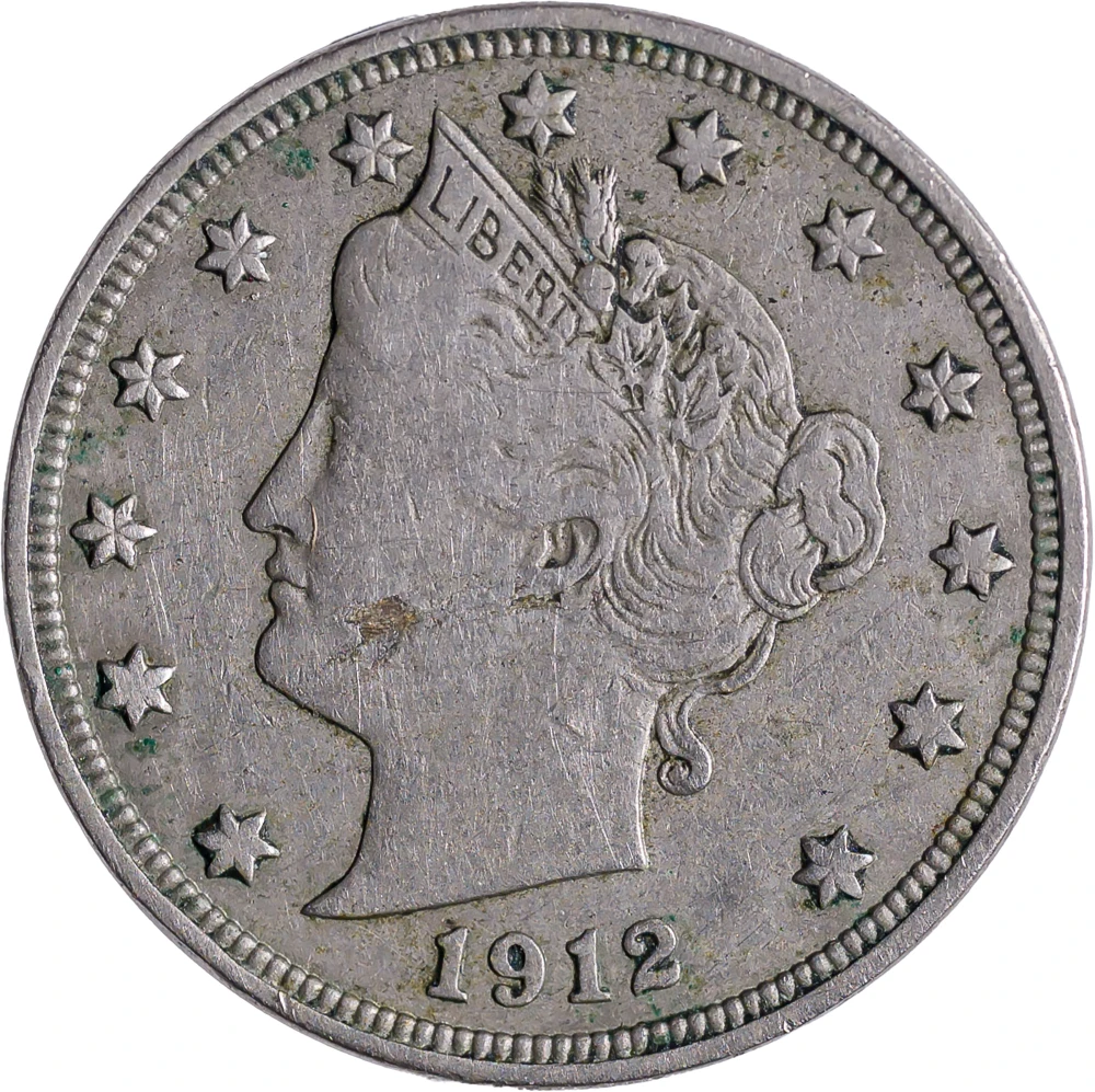 VF-20 1912-S Liberty Nickel