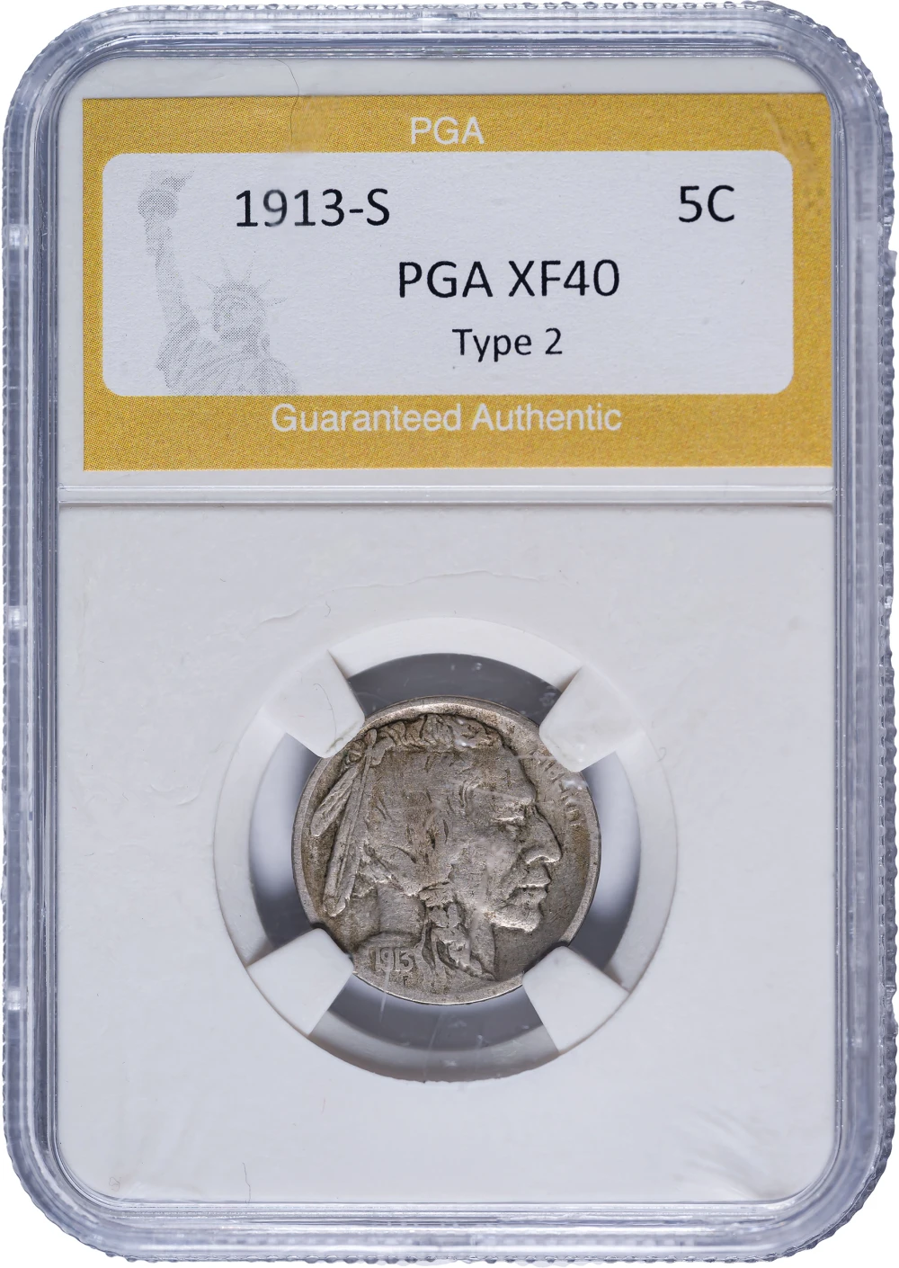 Generic Certified 1913-S TII Buffalo Nickel