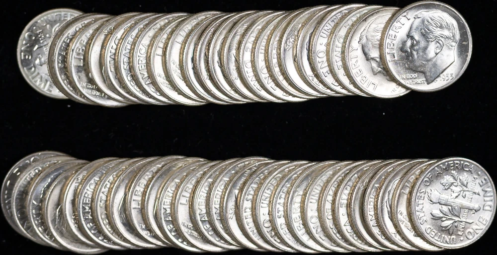 Original 1953-D Roosevelt Die Roll