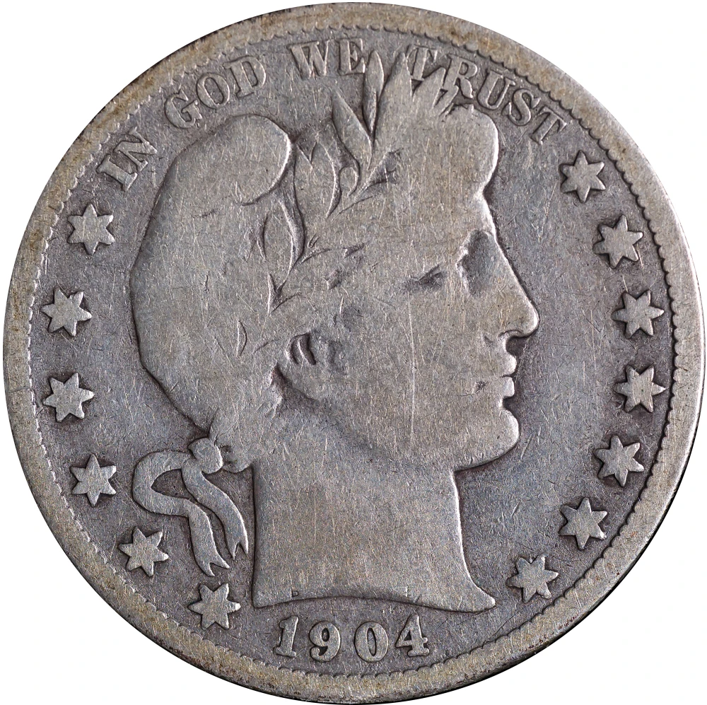 VG-8 1904-S Barber Half Dollar