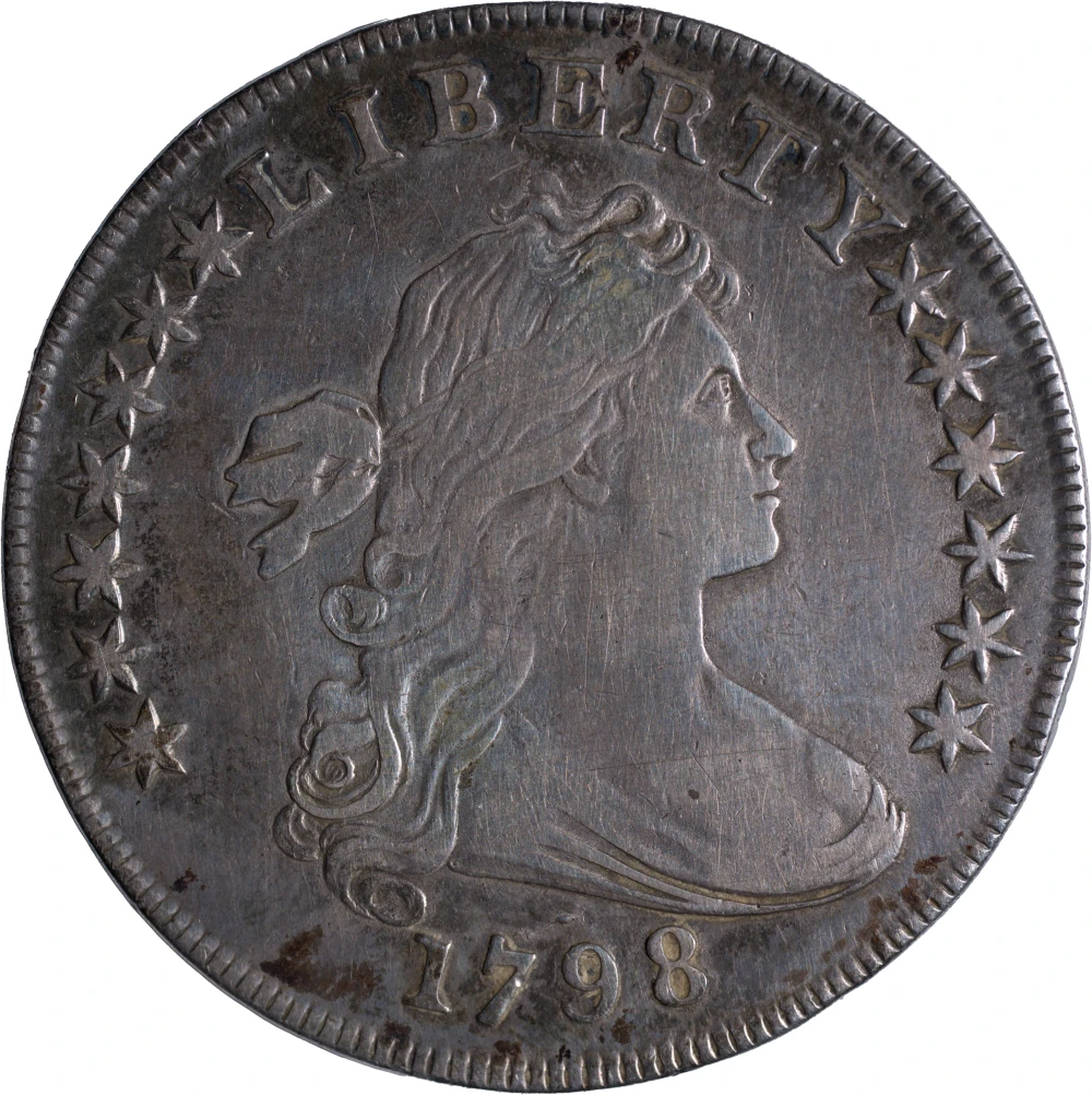 VF Details 1798 Bust Dollar